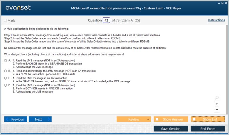MCIA - Level 1 Premium VCE Screenshot #4